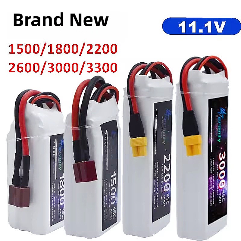 Drone Battery Li-Ion - 11.1V LiPo Batterij 3S 1500mAh 1800mAh