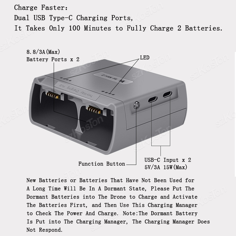 Voor DJI Mini 4K/MINI 2/Mini 2 - Drone Battery Smart recensie en prijs