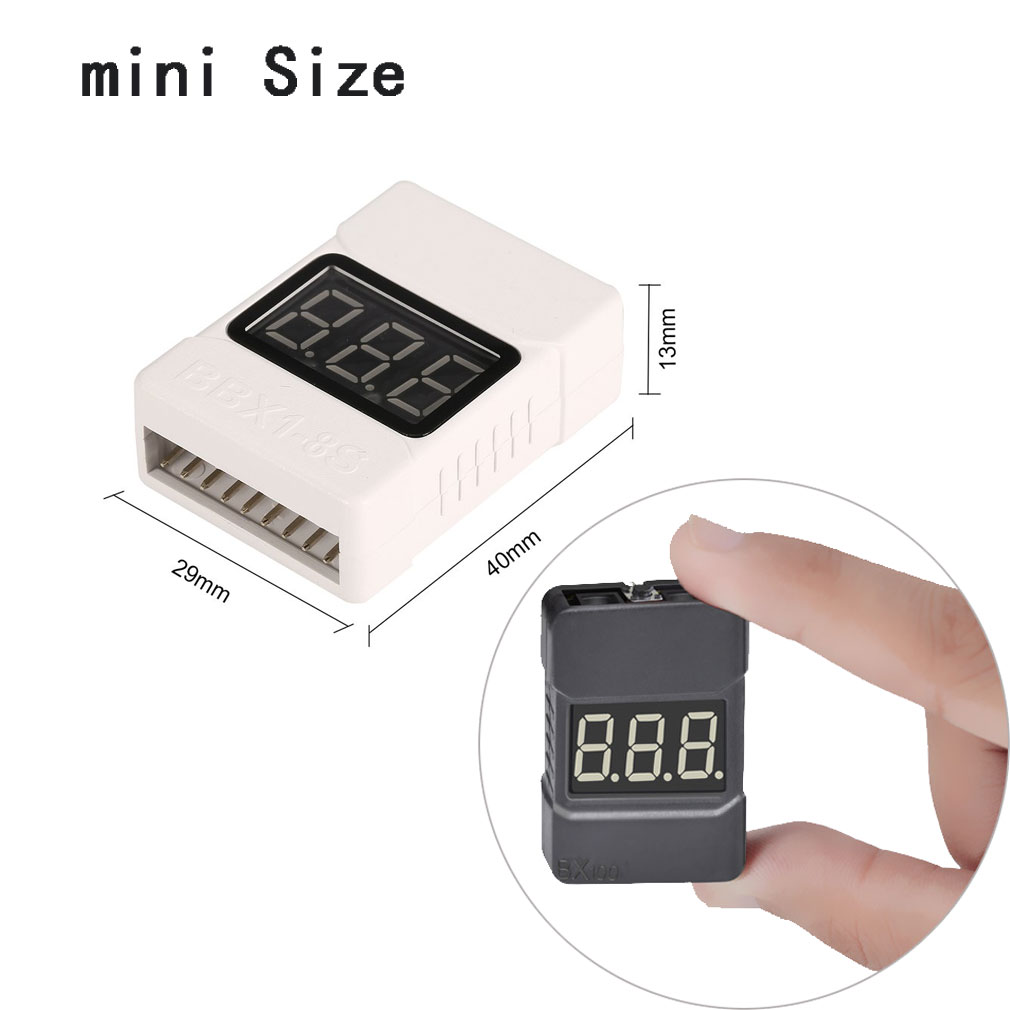 1-8S Lipo Batterijspanningstes - Drone Battery Voltage Checker recensie en prijs