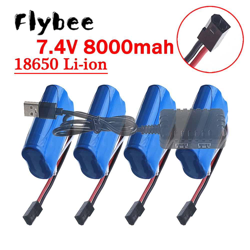 (5500 Plug) 18650 7.4V 8000Mah - Drone Battery Li-Ion recensie en prijs