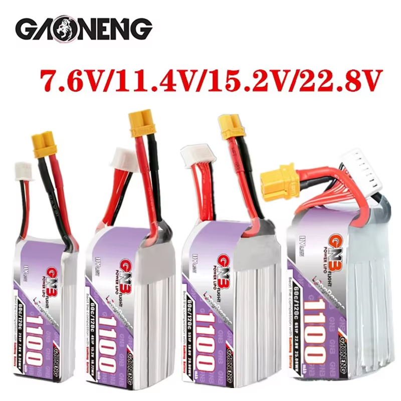 GNB 1100mAh 2S 3S 4S 6S 60C/12 - Drone Battery 3S recensie en prijs