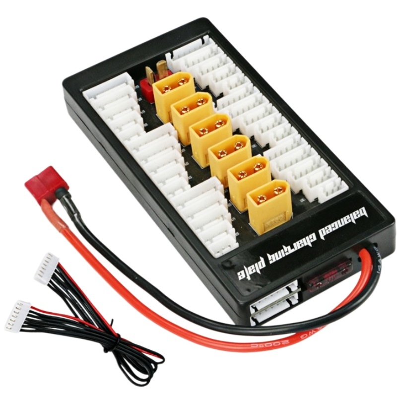 6-in-1 XT60 Parallelle Laadpla - Drone Battery Parallel Board recensie en prijs