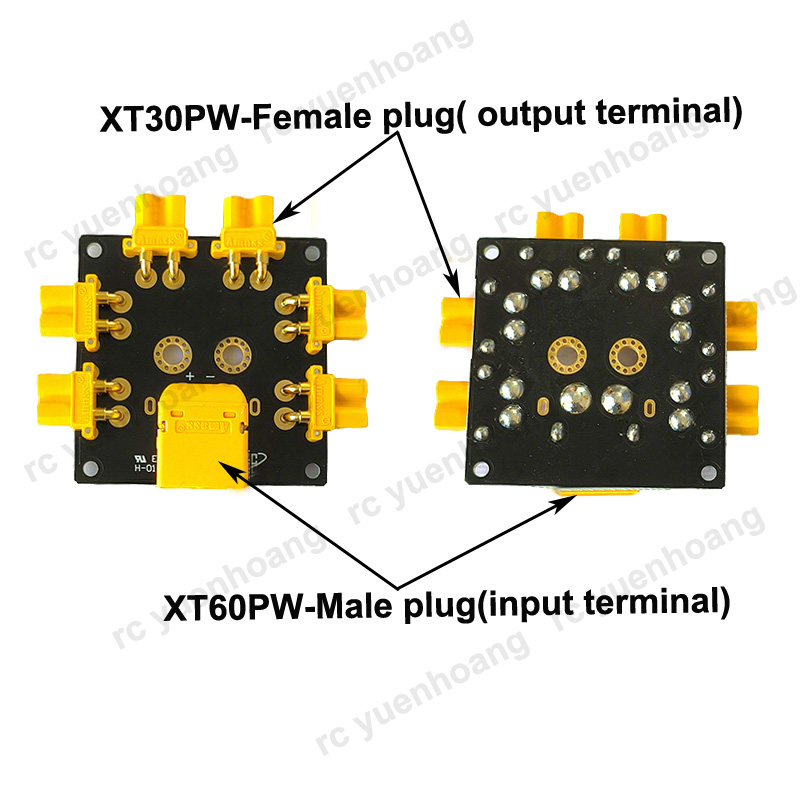 1PCS XT30PW-Vrouwelijke Stroom - Drone Battery Parallel Board recensie en prijs