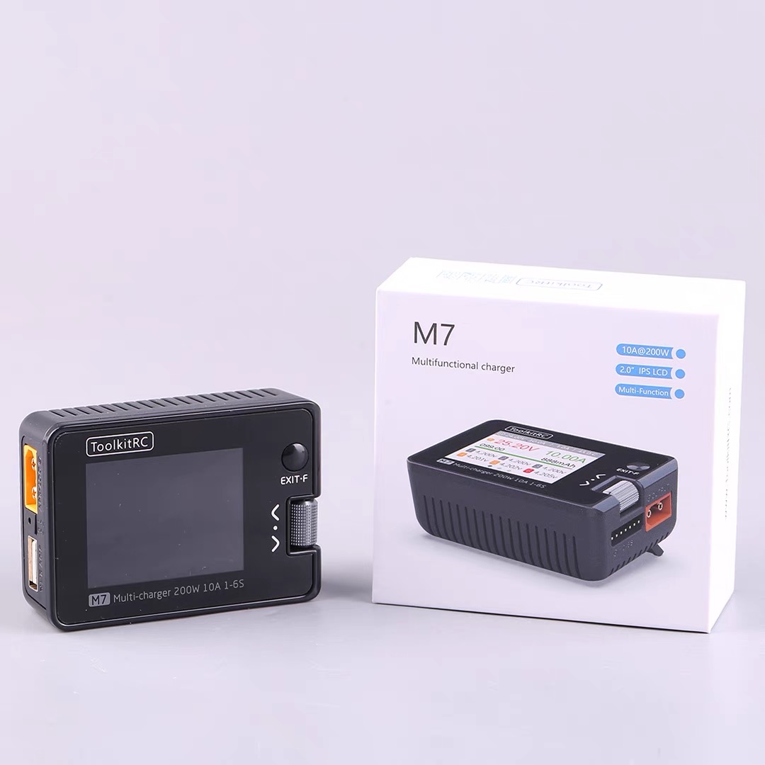 Voor ToolkitRC M7 200W 10A DC  - Drone Battery Voltage Checker recensie en prijs
