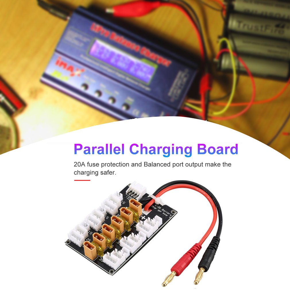 1S-3S 20A XT30 Plug Lipo Batte - Drone Battery Parallel Board recensie en prijs